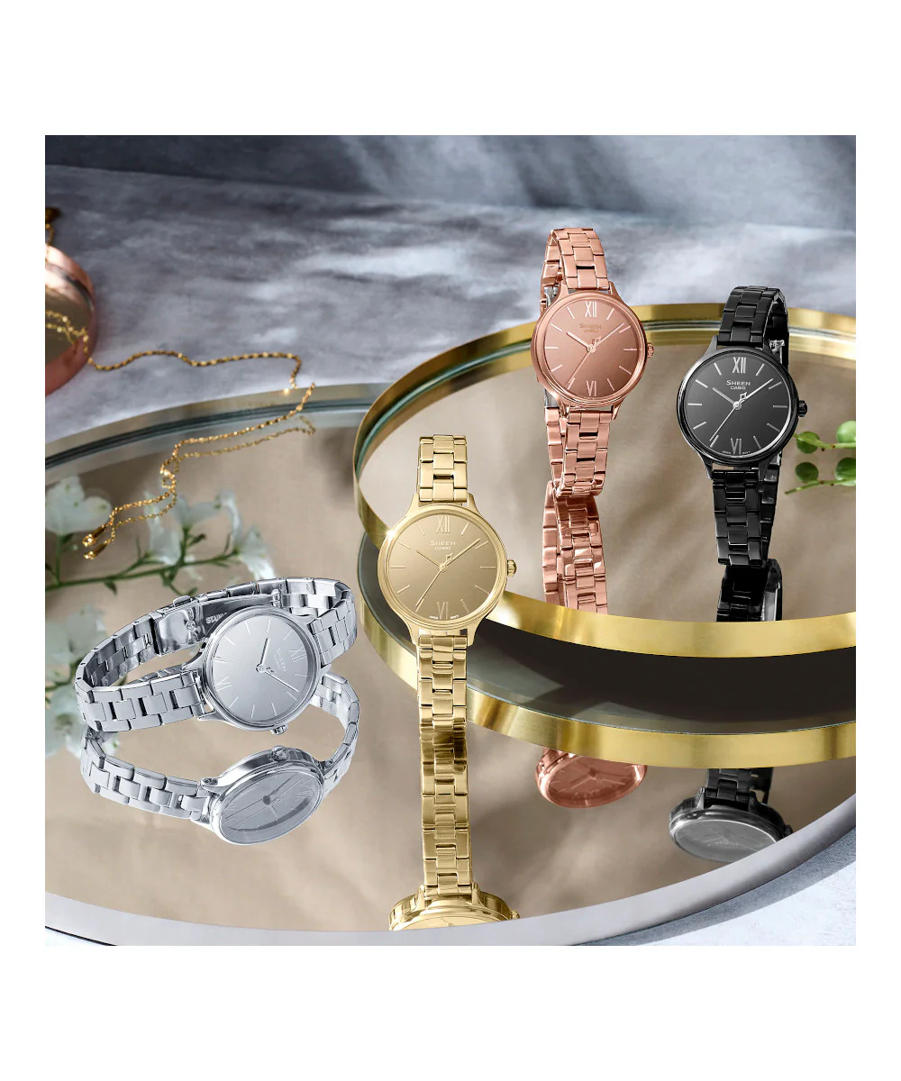 RELOJ PARA MUJER CASIO SHEEN SHE-4560D-7AUDF -PLATEADO - Image 3