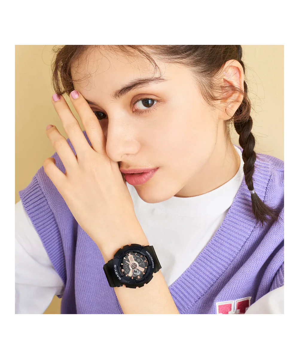 RELOJ PARA MUJER CASIO BABY-G BA-110RG-1ADR -NEGRO - Image 2
