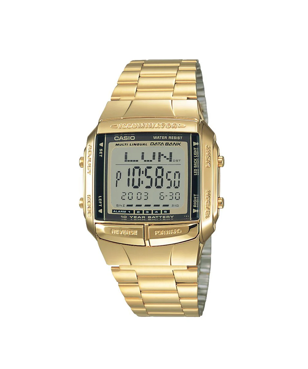 RELOJ CASIO VINTAGE DB-360G-9ADF -DORADO