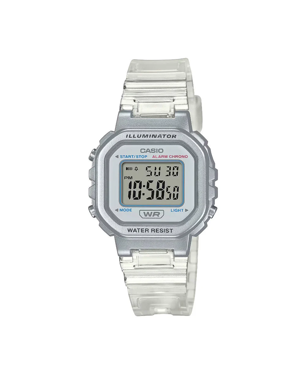 RELOJ PARA MUJER CASIO LA-20WHS-7ADF -BLANCO