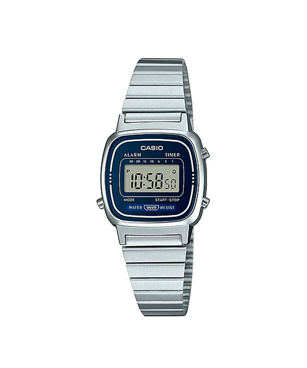 RELOJ CASIO VINTAGE LA670WA-2DF -AZUL