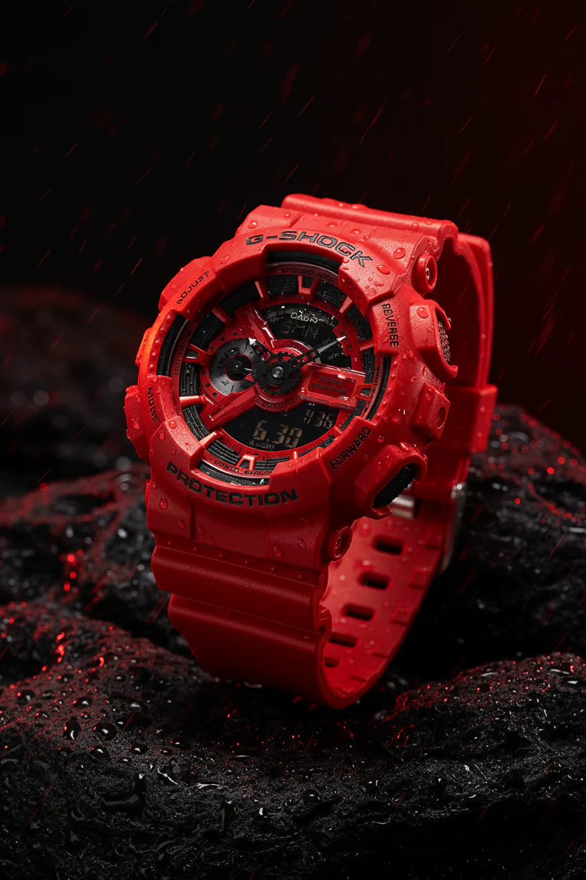 RELOJ CASIO G-SHOCK GA-110RRB-4ADR  - ROJO - Image 3