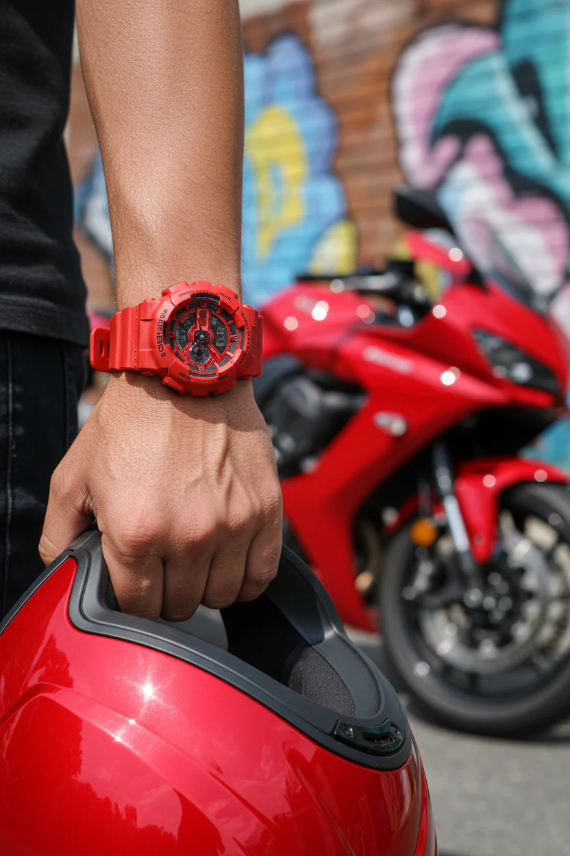 RELOJ CASIO G-SHOCK GA-110RRB-4ADR  - ROJO - Image 5