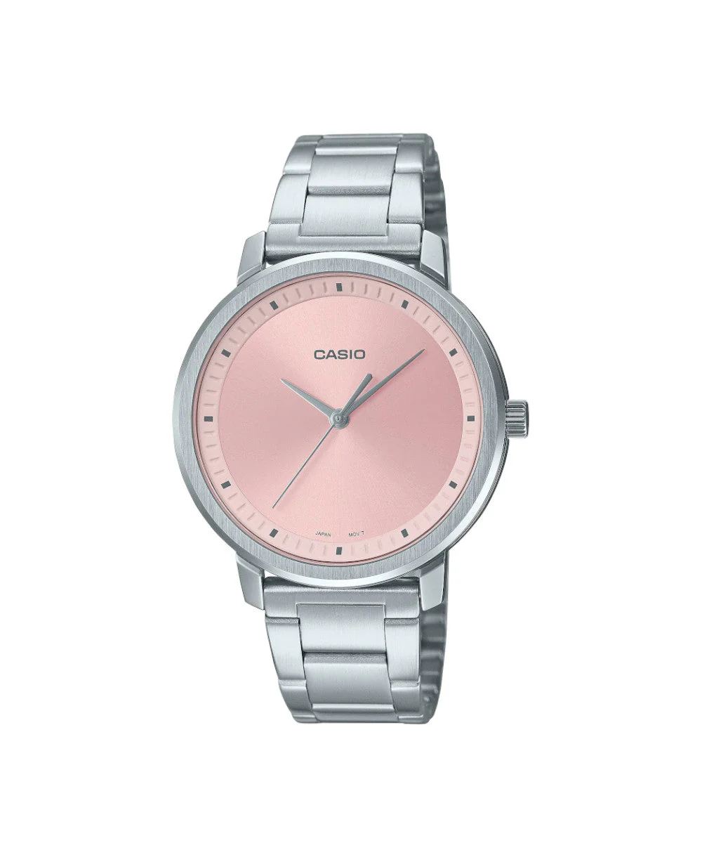 RELOJ PARA MUJER CASIO LTP-B115D-4EVDF -PLATEADO