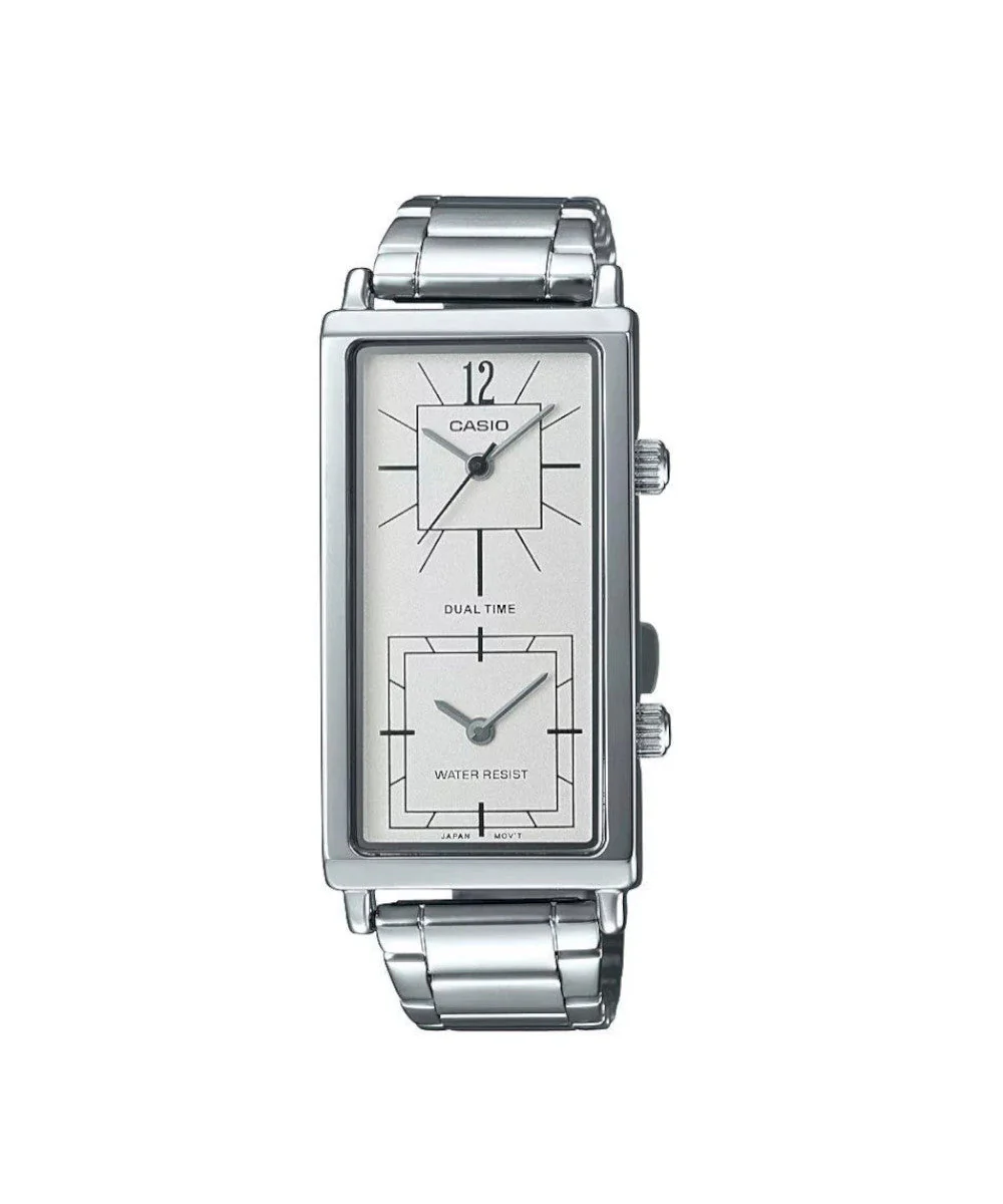 RELOJ PARA MUJER CASIO LTP-E151D-7BDF -BLANCO