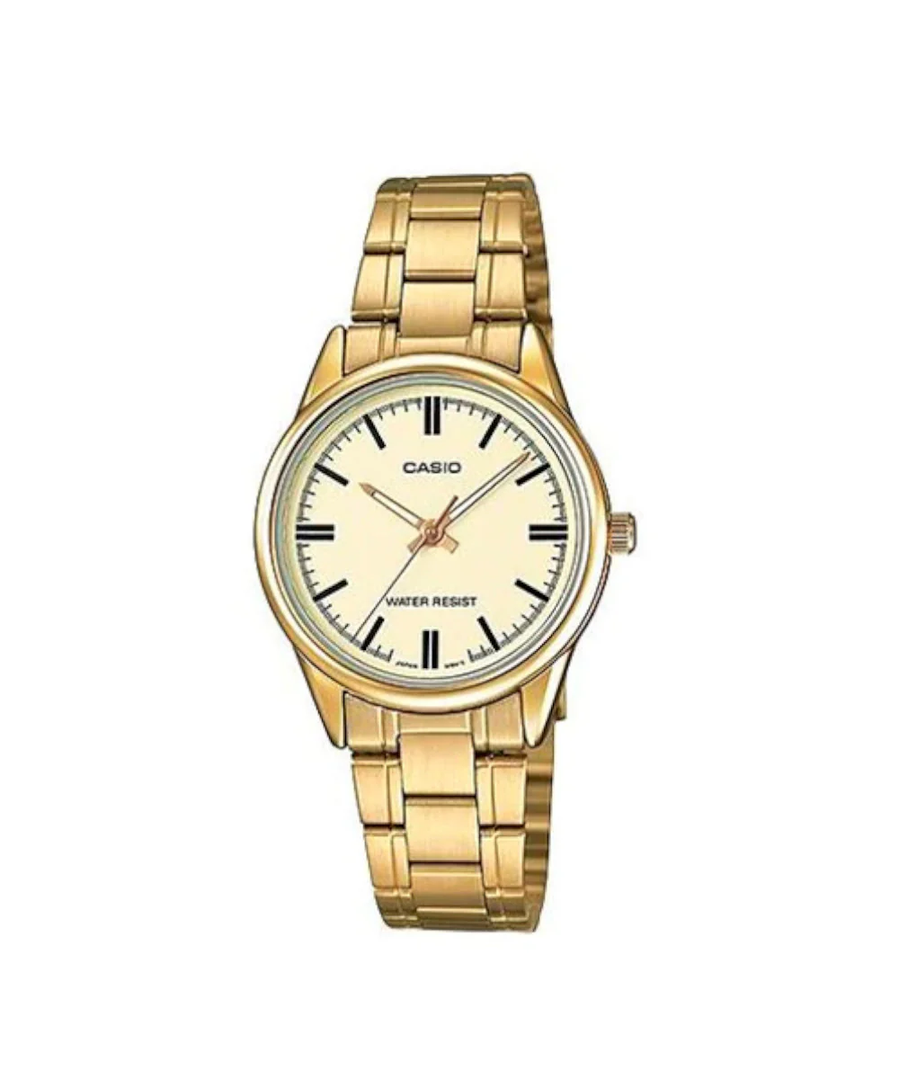 RELOJ PARA MUJER CASIO LTP-V005G-9AUDF -AMARILLO