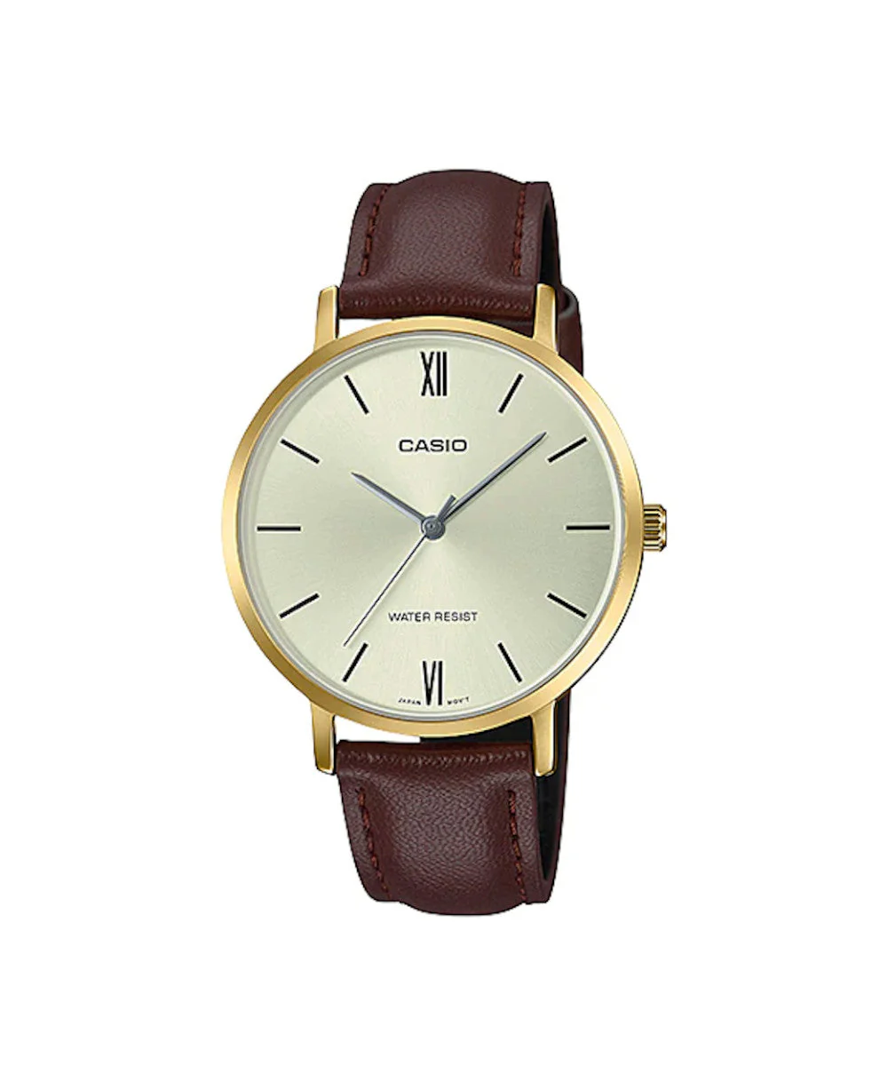 RELOJ PARA MUJER CASIO LTP-VT01GL-9BUDF -AMARILLO