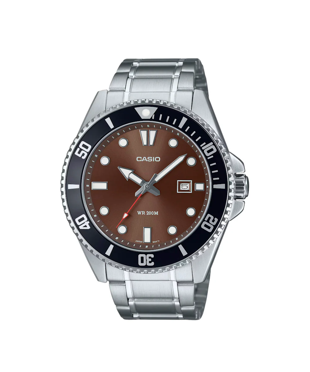 RELOJ PARA HOMBRE CASIO MARLIN MDV-107D-5AVDF -CAFÉ