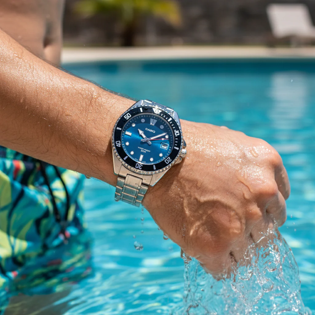 RELOJ PARA HOMBRE CASIO MDV-10D-2A1VDF  - AZUL - Image 5