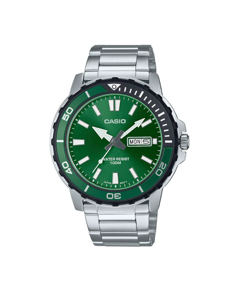 RELOJ PARA HOMBRE CASIO MTD-125D-3AVDF -VERDE