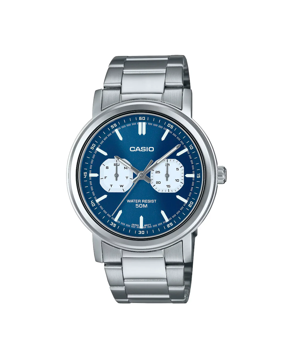 RELOJ PARA HOMBRE CASIO MTP-E335D-2E1VDF -AZUL