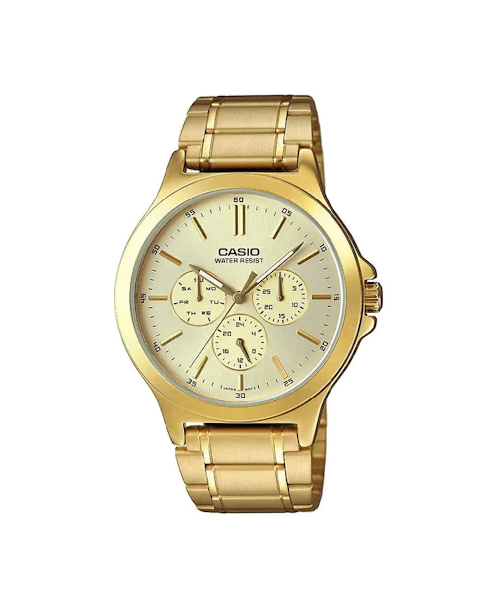 RELOJ PARA HOMBRE CASIO MTP-V300G-9AUDF -AMARILLO
