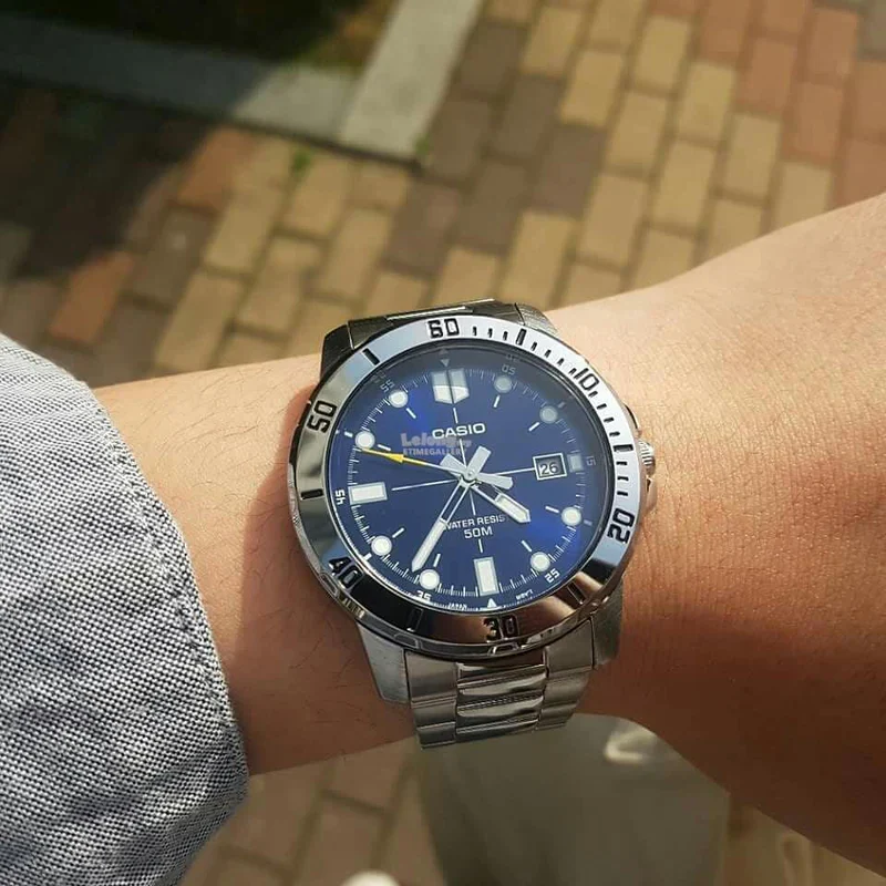 RELOJ PARA HOMBRE CASIO MTP-VD01D-2EVUDF -AZUL - Image 2