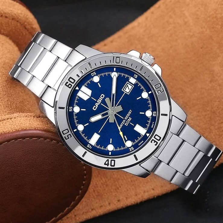 RELOJ PARA HOMBRE CASIO MTP-VD01D-2EVUDF -AZUL - Image 3