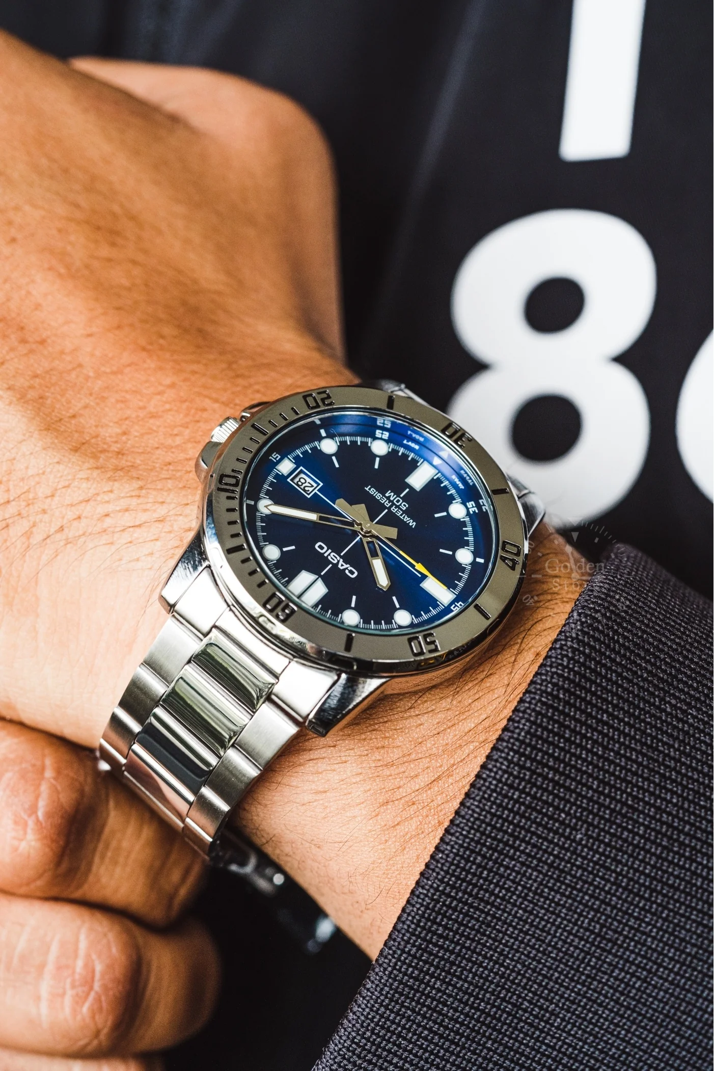 RELOJ PARA HOMBRE CASIO MTP-VD01D-2EVUDF -AZUL - Image 4