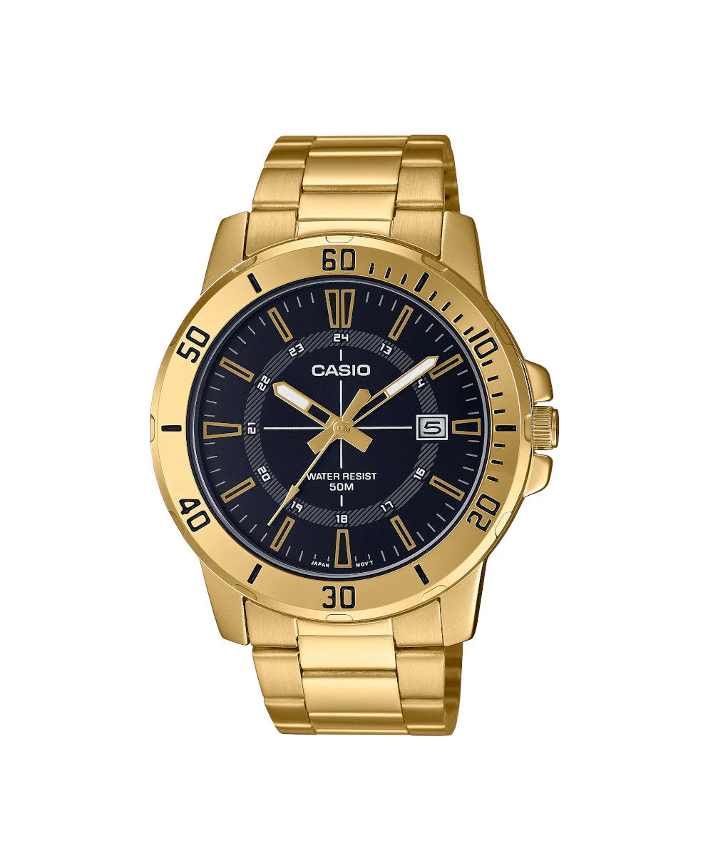 RELOJ PARA HOMBRE CASIO MTP-VD01G-1CVUDF -DORADO