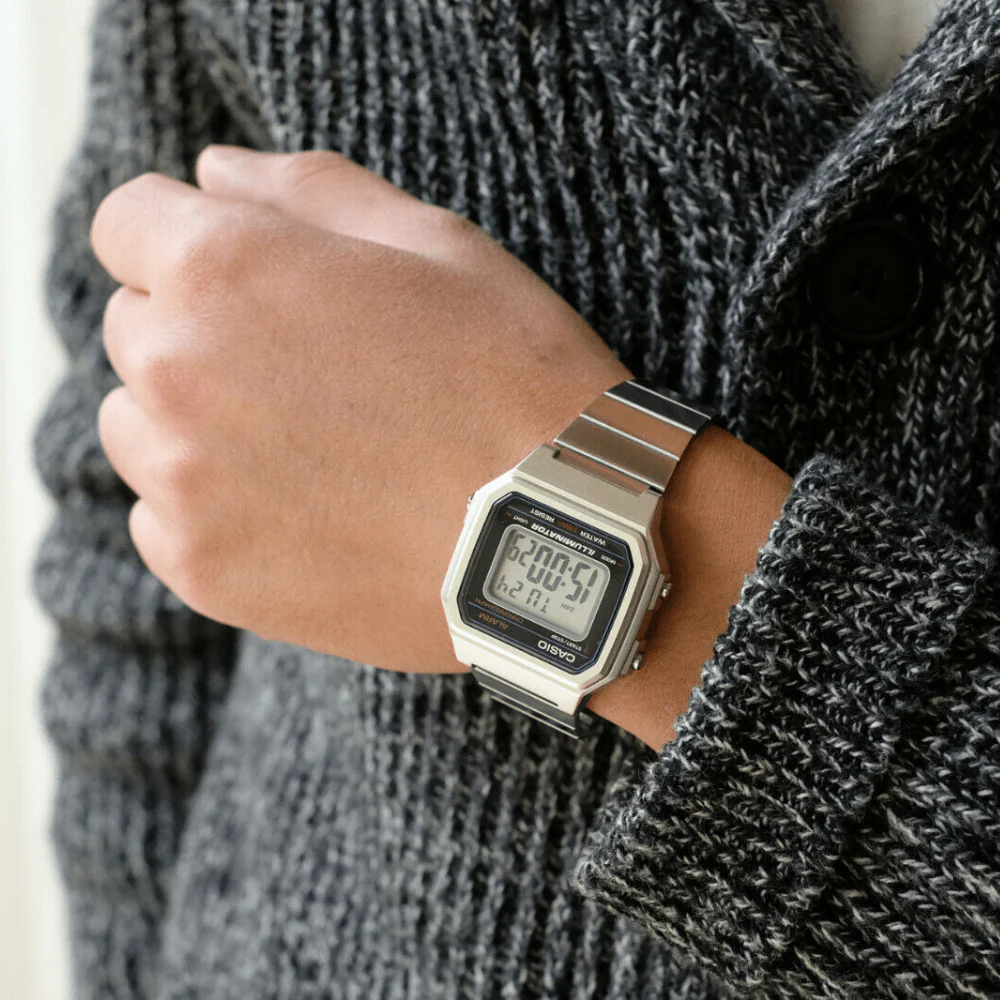 RELOJ CASIO VINTAGE B650WD-1ADF -PLATEADO - Image 3