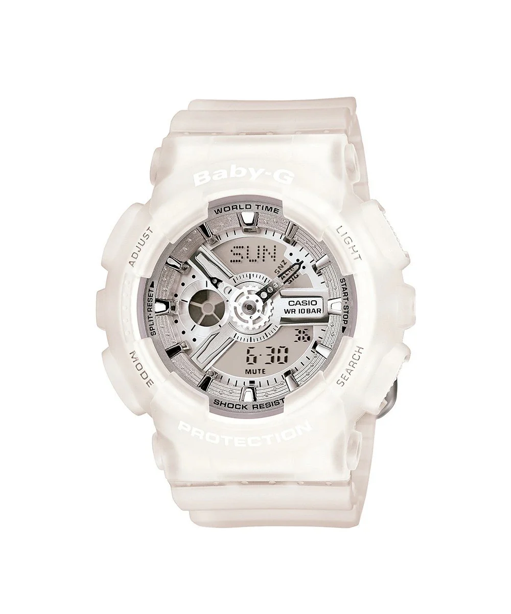 RELOJ PARA MUJER CASIO BABY-G BA-110-7A2DR -BLANCO