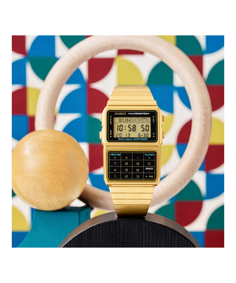 RELOJ CASIO VINTAGE DBC-611G-1DF -DORADO - Image 2