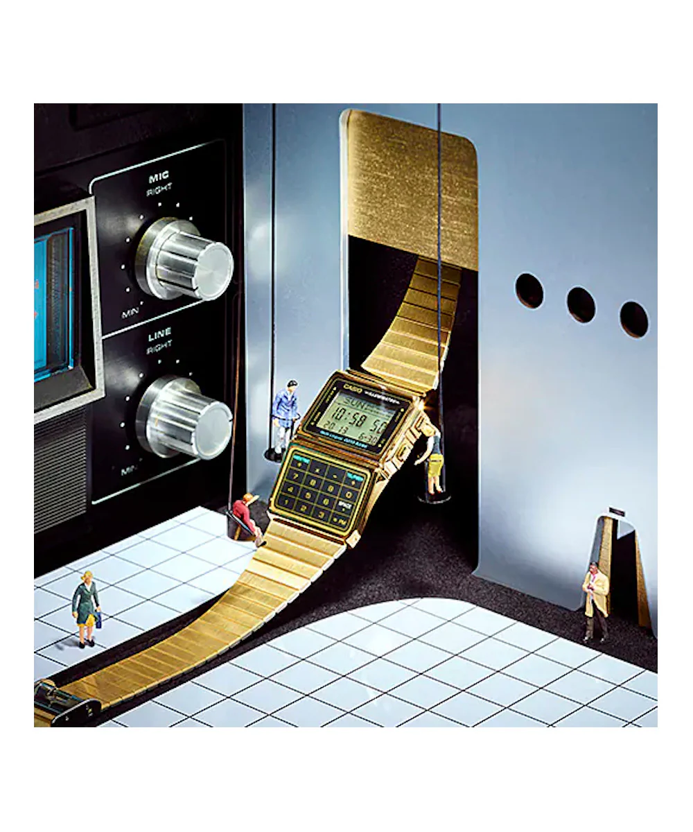 RELOJ CASIO VINTAGE DBC-611G-1DF -DORADO - Image 3