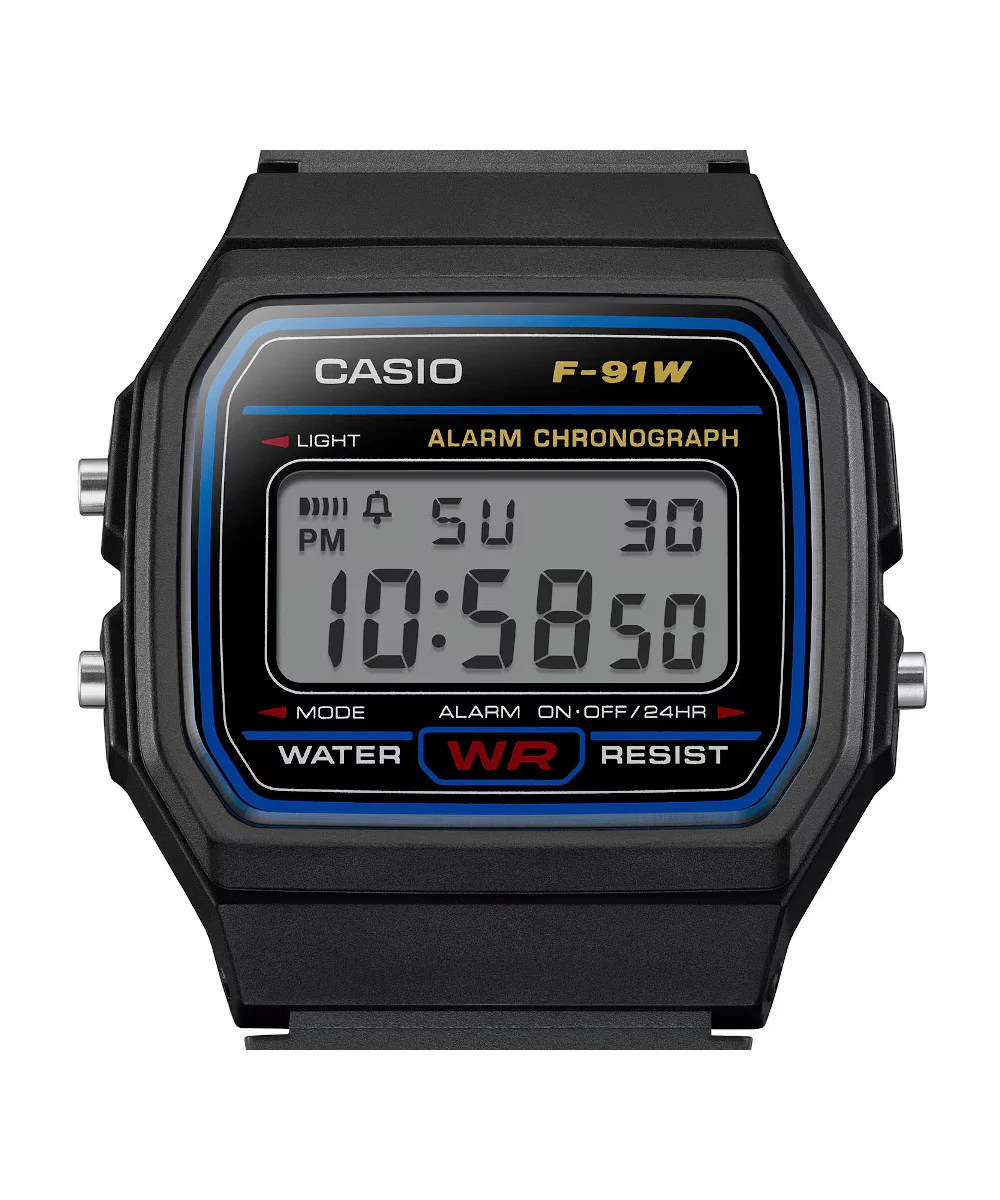 RELOJ CASIO F-91W-1DG -NEGRO - Image 4