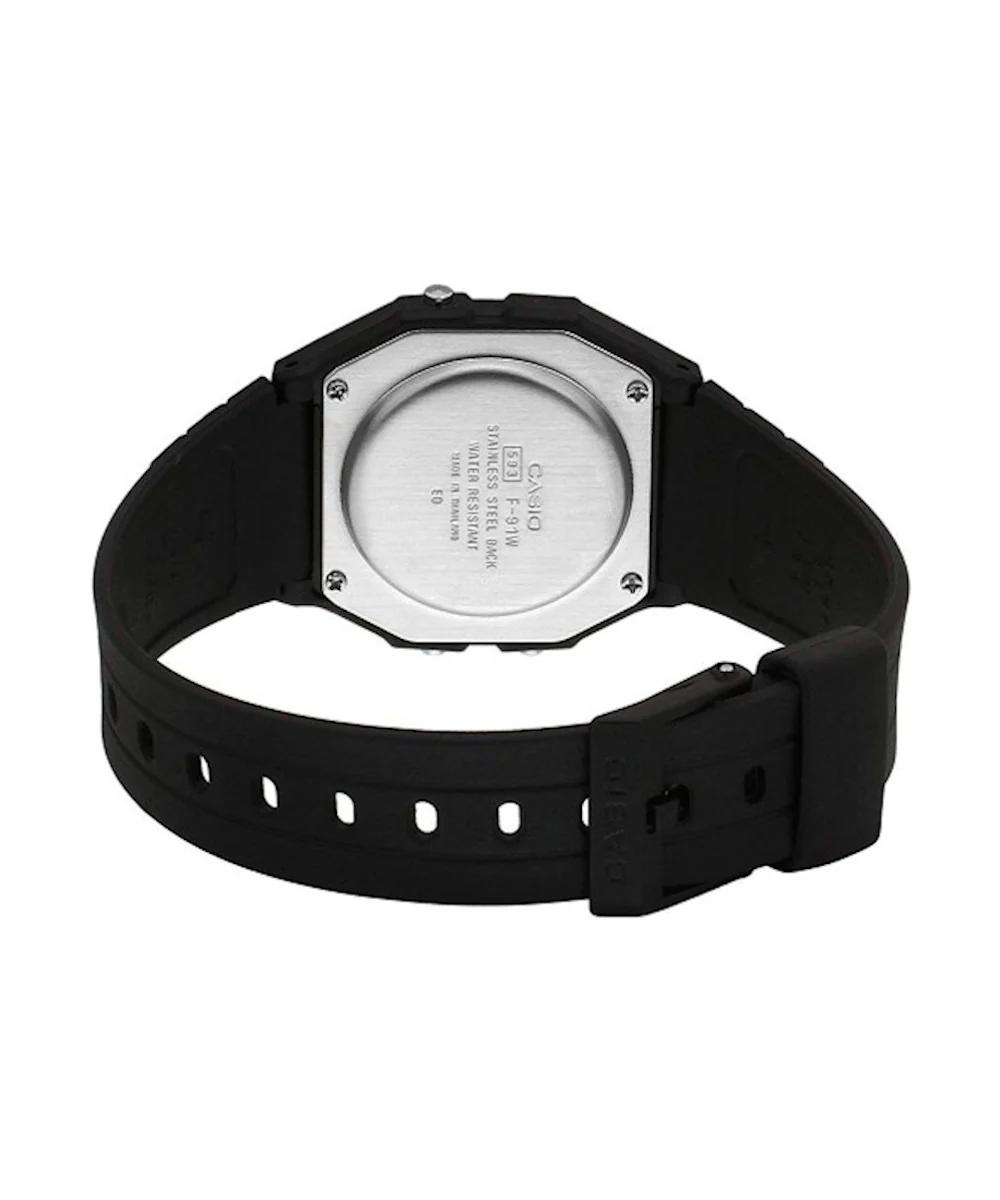 RELOJ CASIO F-91W-1DG -NEGRO - Image 6