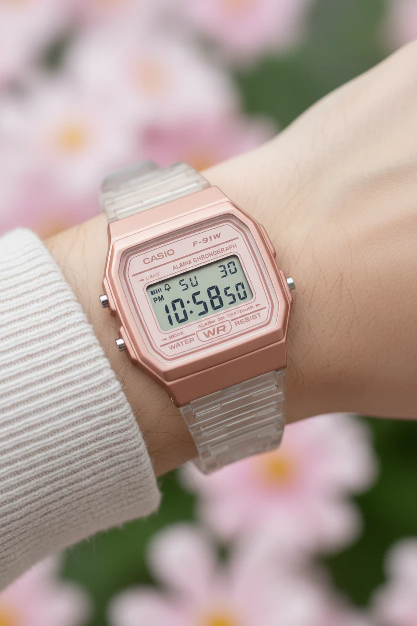 RELOJ CASIO F-91WS-7A3DF -  BLANCO - Image 5
