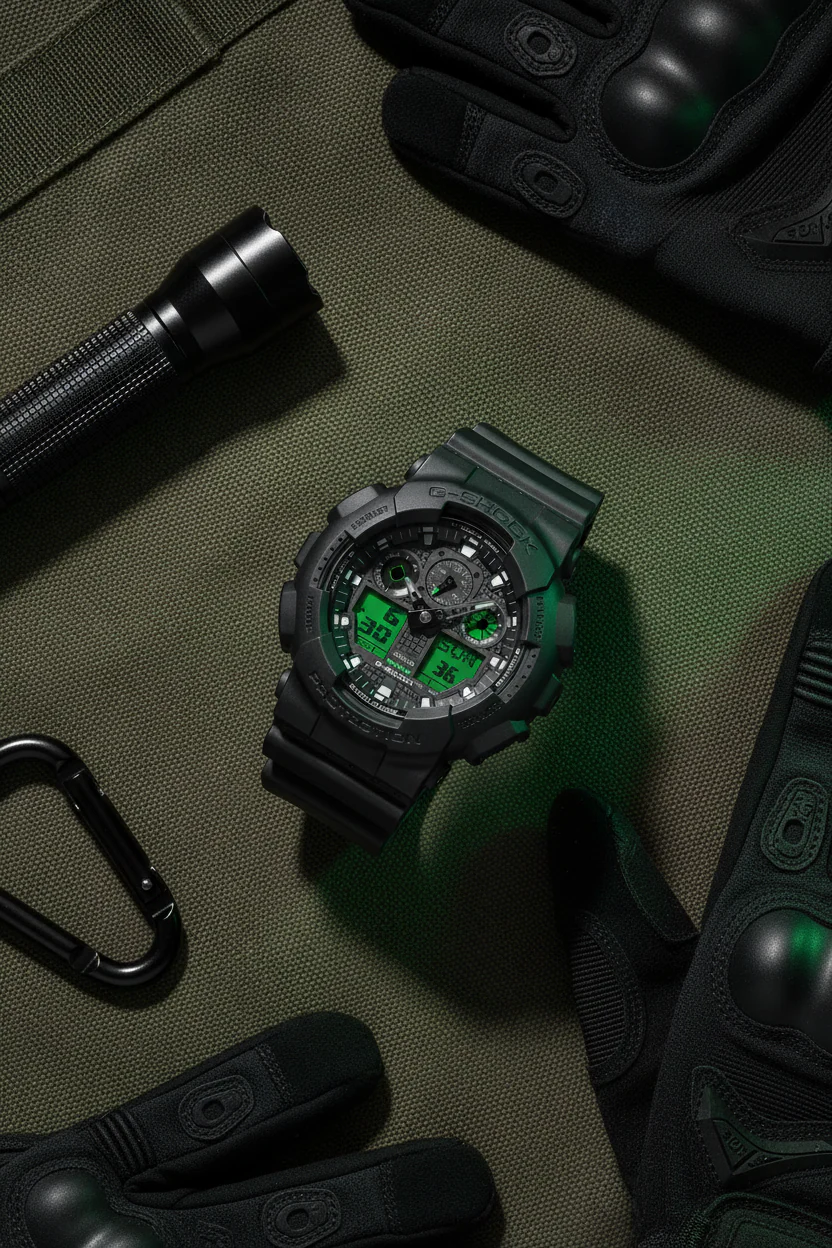 RELOJ CASIO G-SHOCK GA-100BEG-1ADR - NEGRO - Image 3