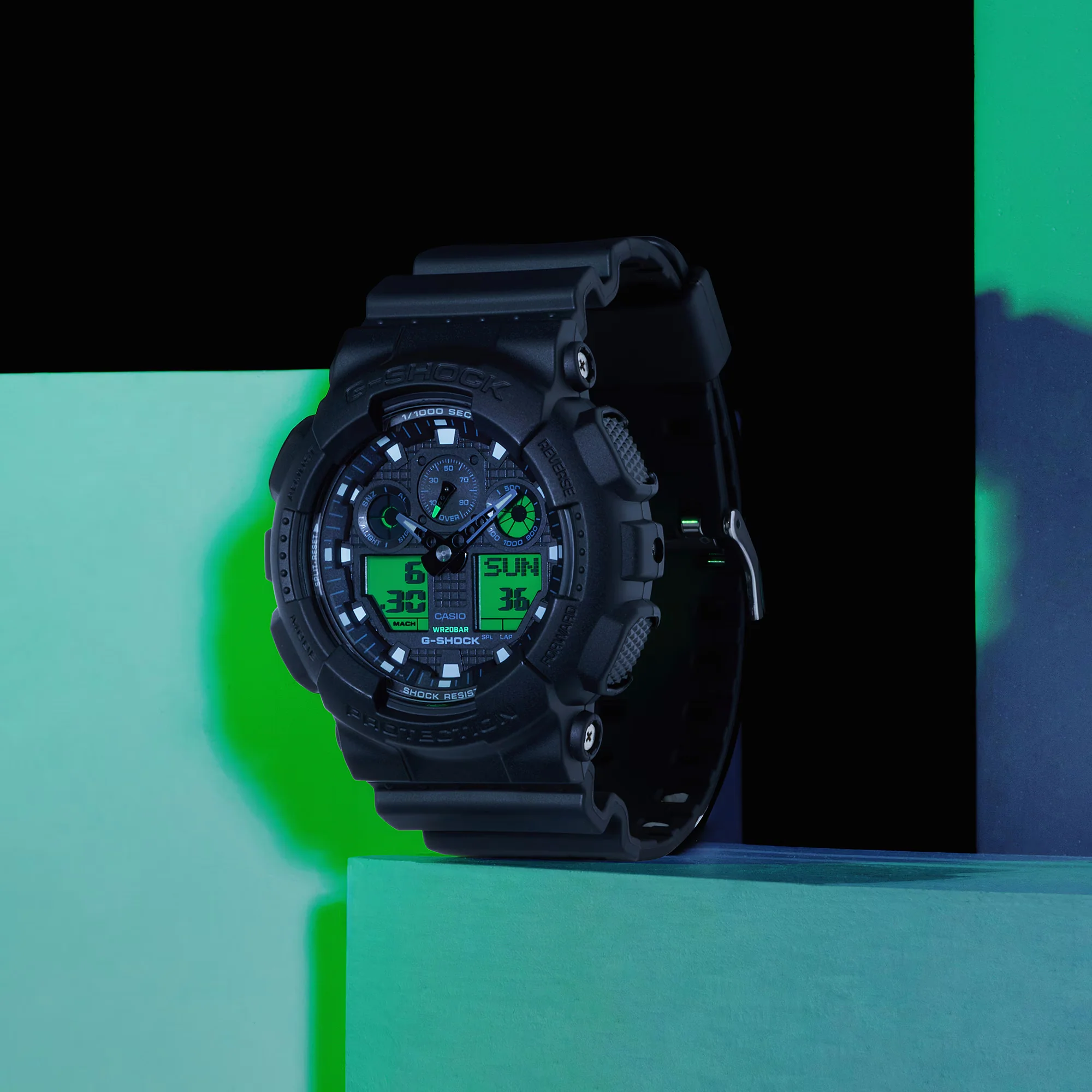 RELOJ CASIO G-SHOCK GA-100BEG-1ADR - NEGRO - Image 7