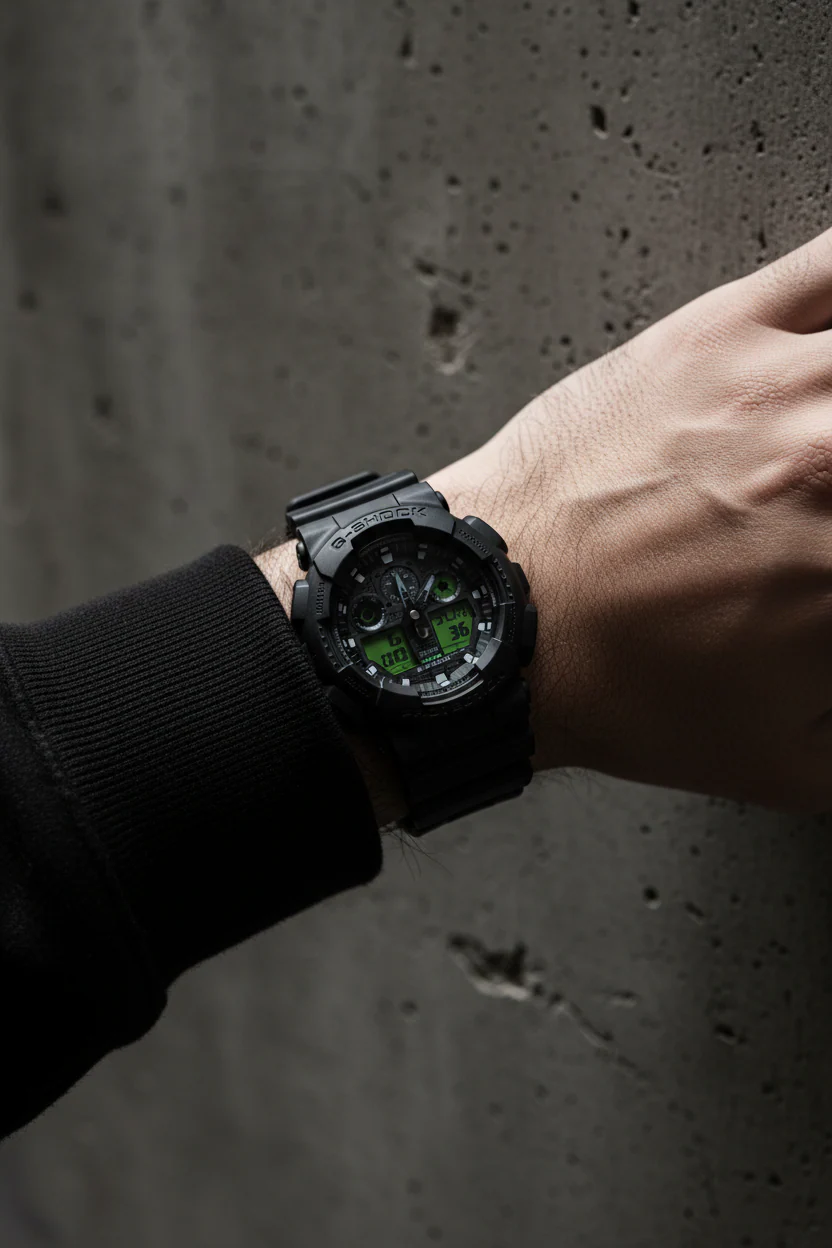 RELOJ CASIO G-SHOCK GA-100BEG-1ADR - NEGRO - Image 9