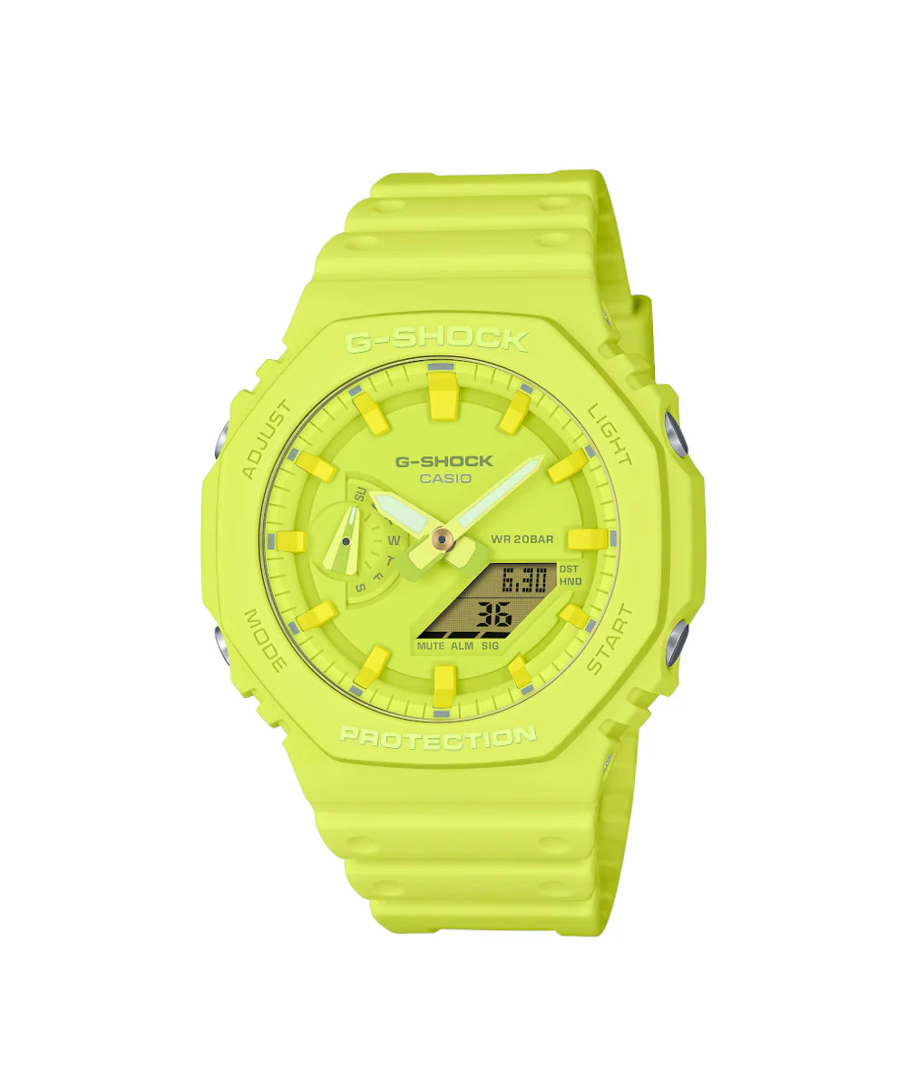 RELOJ CASIO G-SHOCK GA-2100-9A9DR- AMARILLO