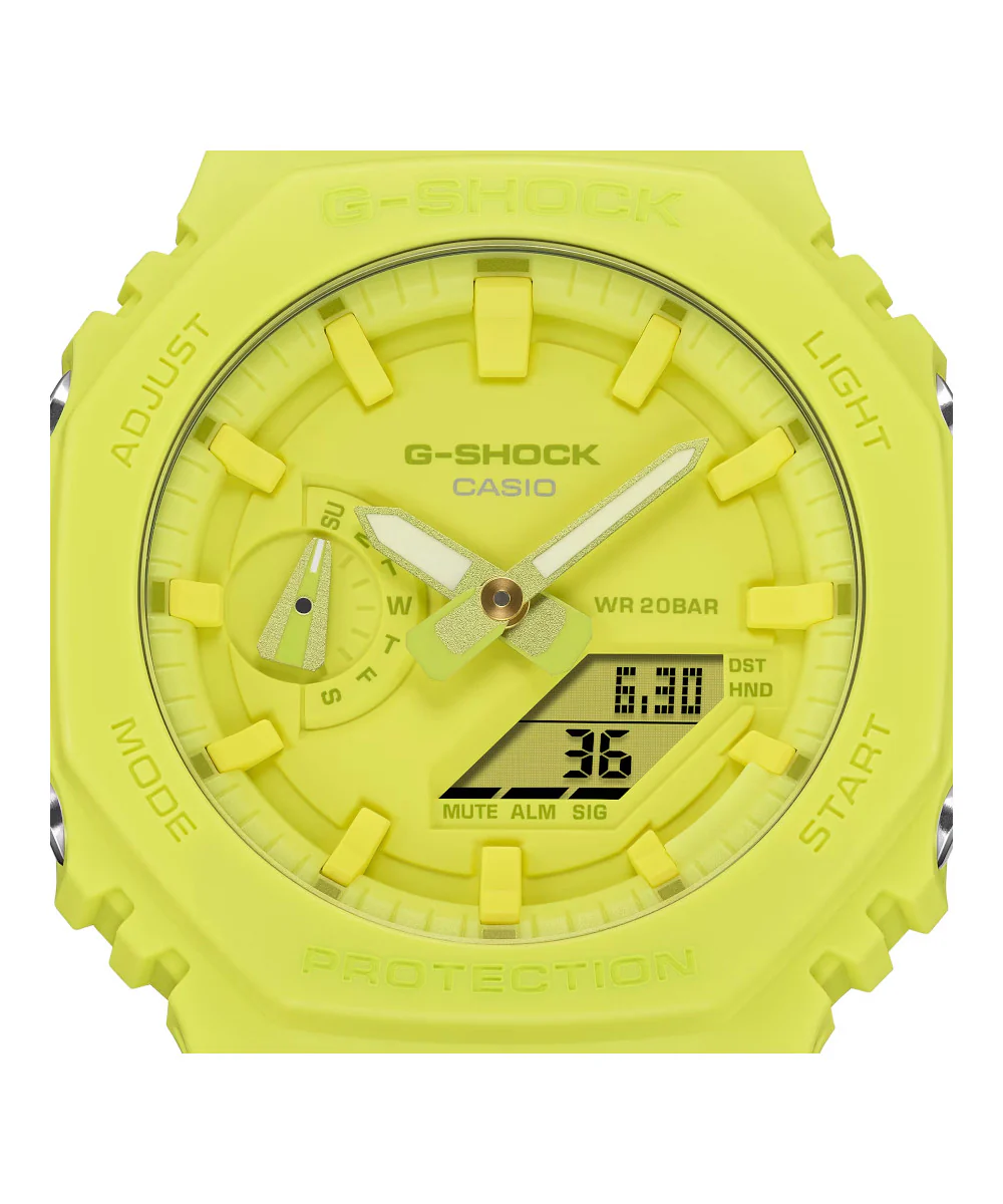 RELOJ CASIO G-SHOCK GA-2100-9A9DR- AMARILLO - Image 4