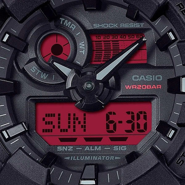 RELOJ CASIO G-SHOCK GA-700BBR-1ADR - NEGRO - Image 4