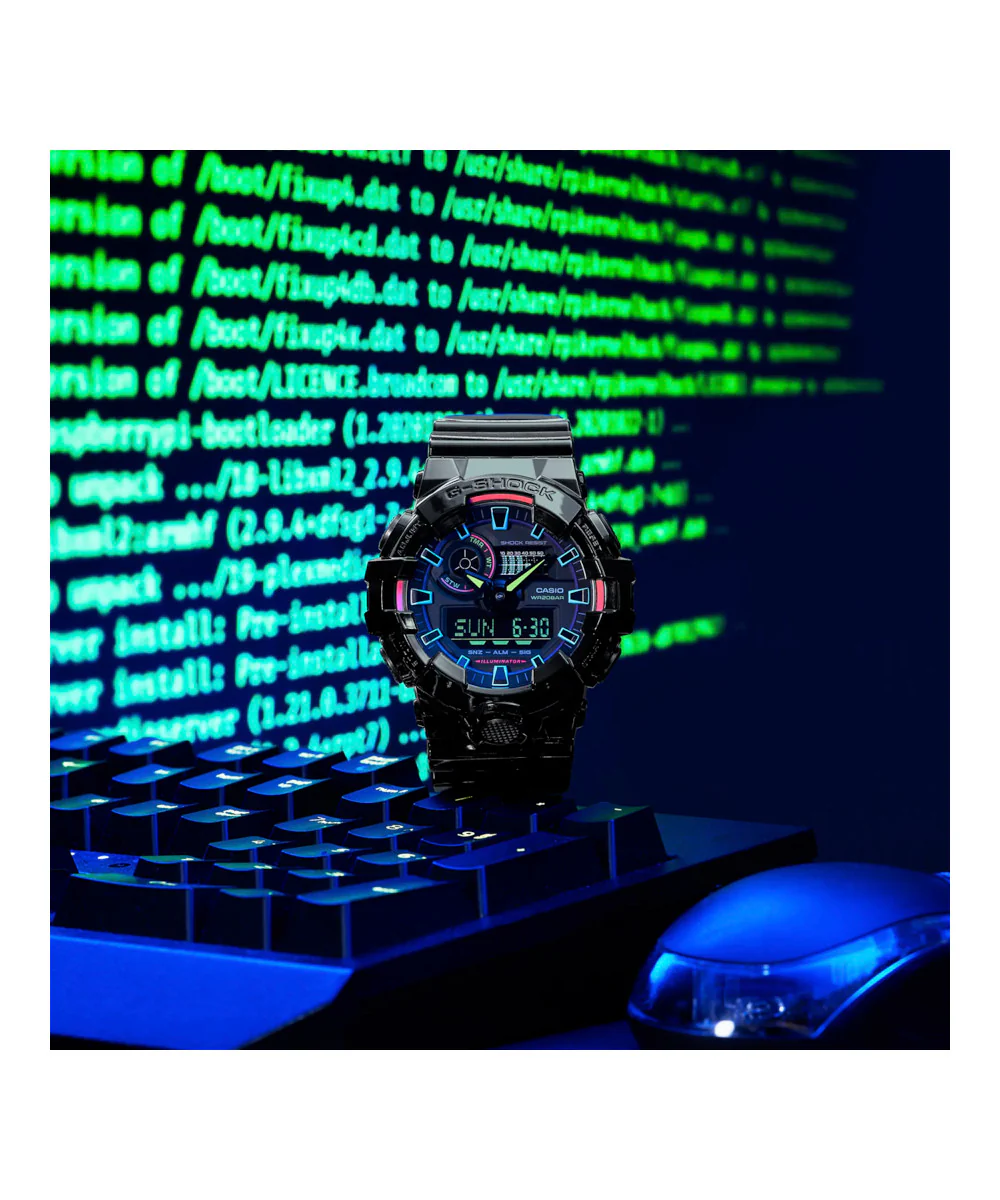 RELOJ CASIO G-SHOCK GA-700RGB-1ADR- NEGRO - Image 6