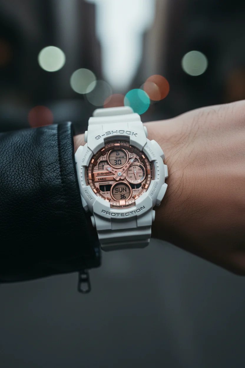 RELOJ CASIO G-SHOCK GMA-S140PG-7ADR - BLANCO - Image 5