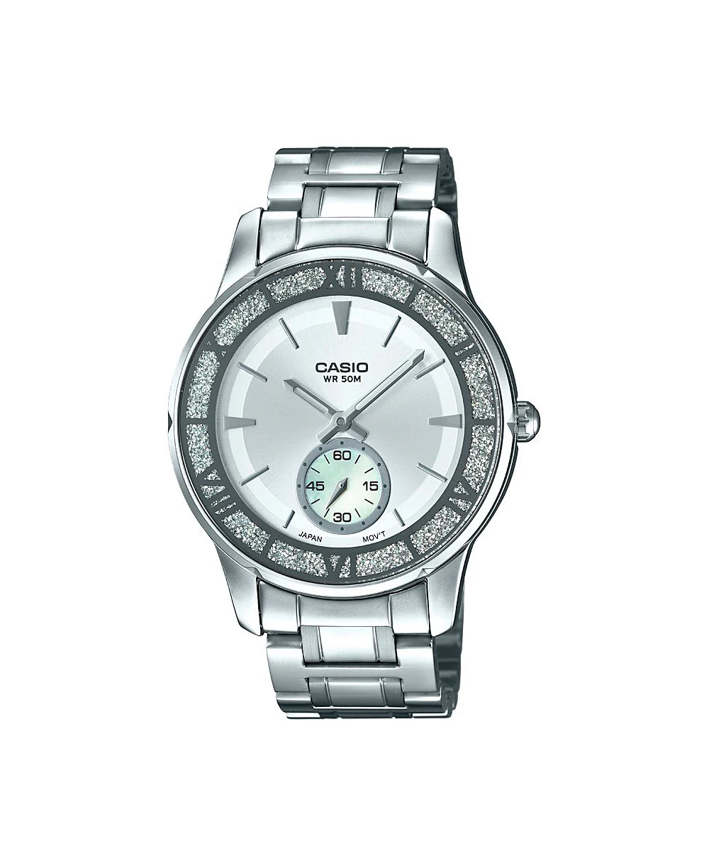 RELOJ PARA MUJER CASIO LTP-E135D-7AVDF -BLANCO