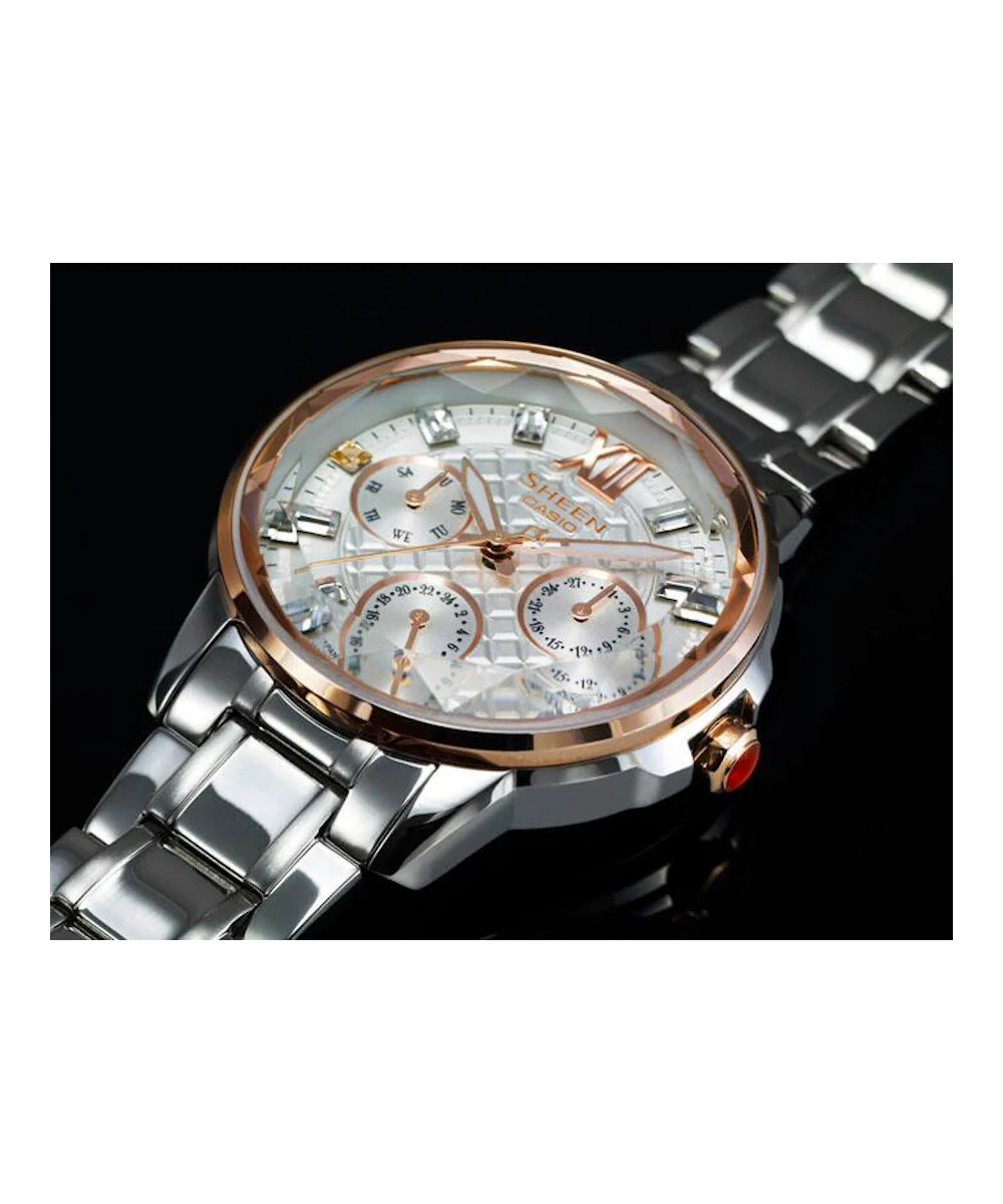 RELOJ PARA MUJER CASIO SHEEN SHE-3029SG-7AUDR -BLANCO - Image 2