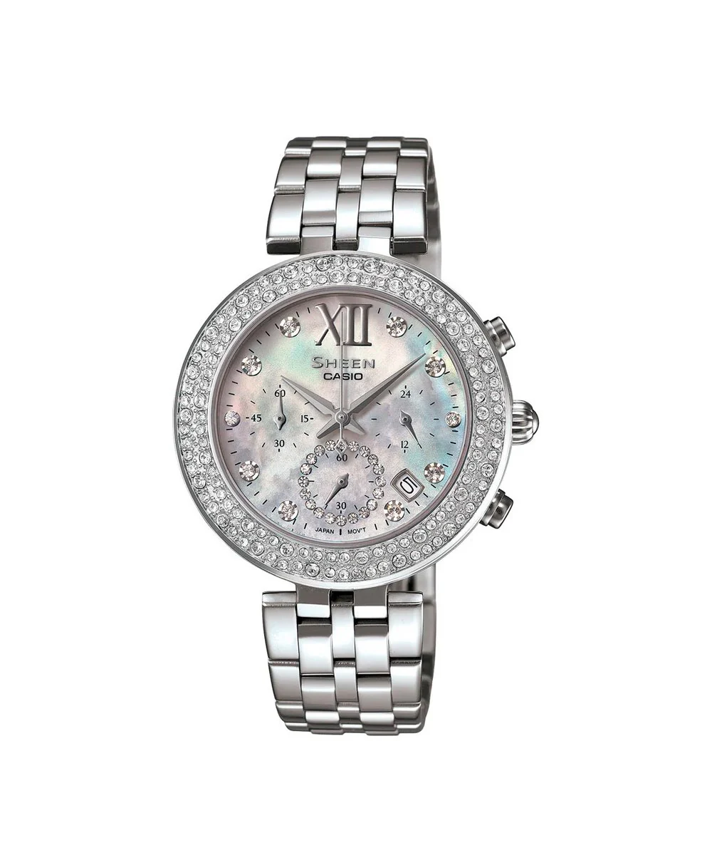 RELOJ PARA MUJER CASIO SHEEN SHE-5518D-7AUDR -BLANCO