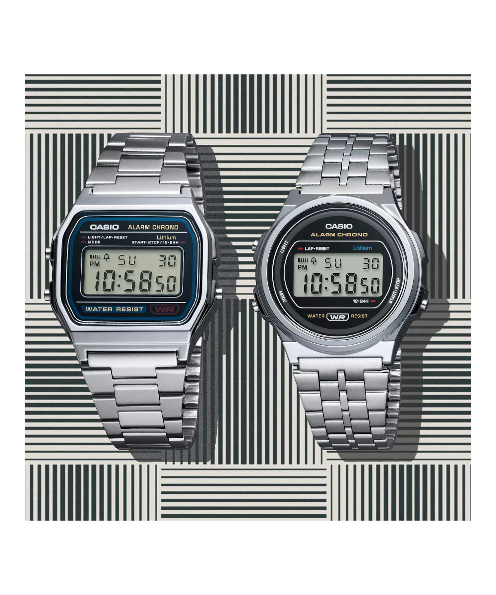 RELOJ CASIO VINTAGE A158WA-1DF-PLATEADO - Image 9
