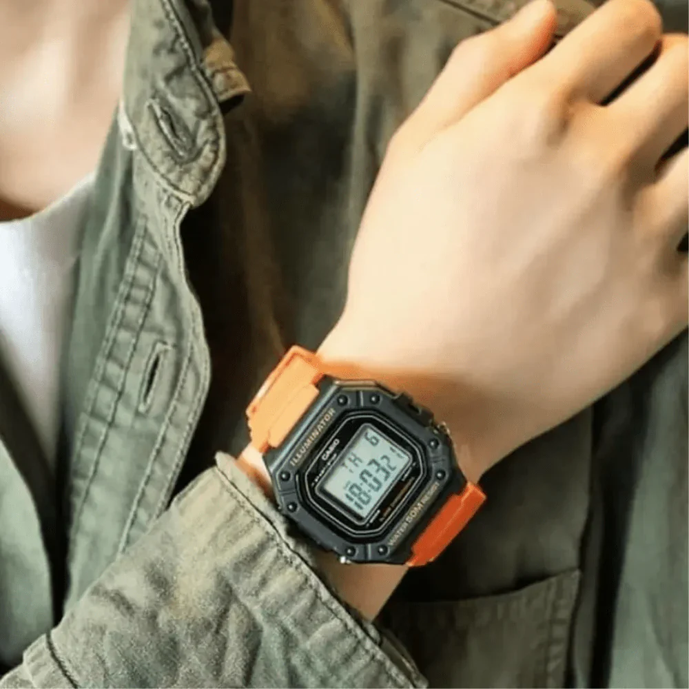 RELOJ CASIO W-218H-4B2VDF -NARANJADO - Image 4