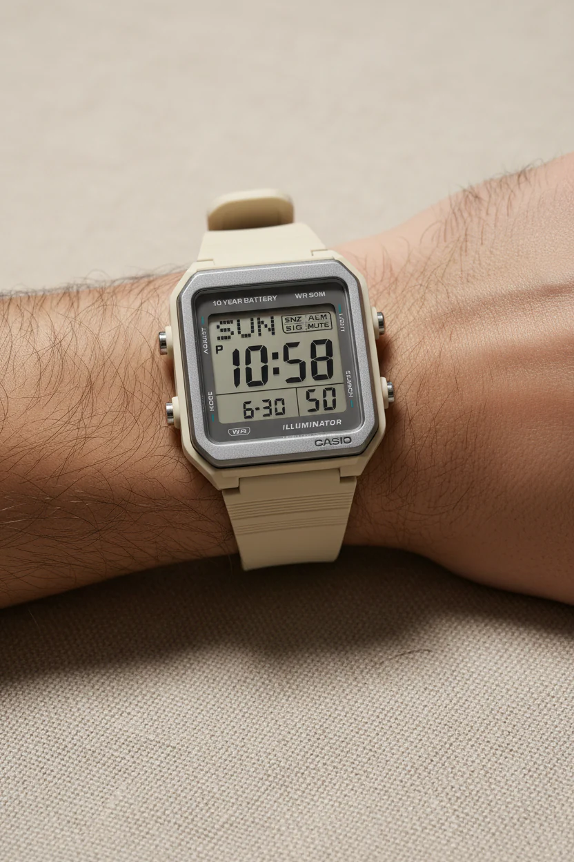 RELOJ CASIO W-221H-8AVDF - GRIS - Image 4