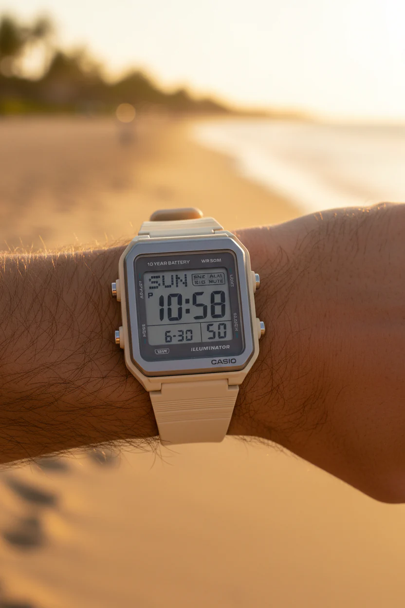 RELOJ CASIO W-221H-8AVDF - GRIS - Image 5