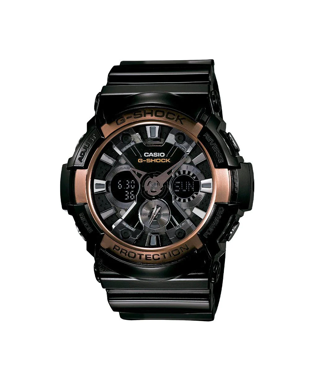 RELOJ CASIO G-SHOCK GA-200RG-1ADR- NEGRO