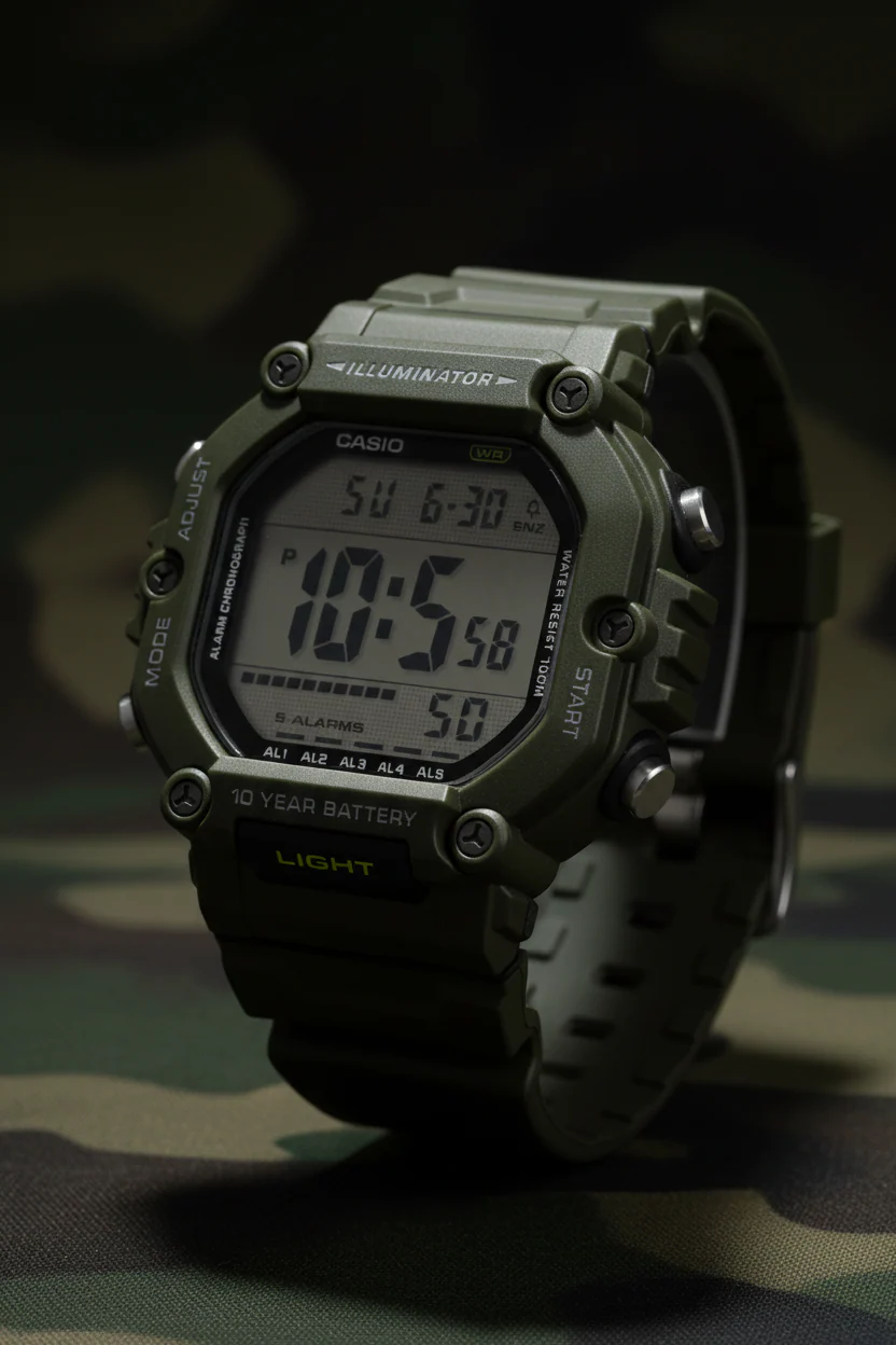 RELOJ PARA HOBRE CASIO AE-1600HX-3AVDF  - VERDE - Image 3