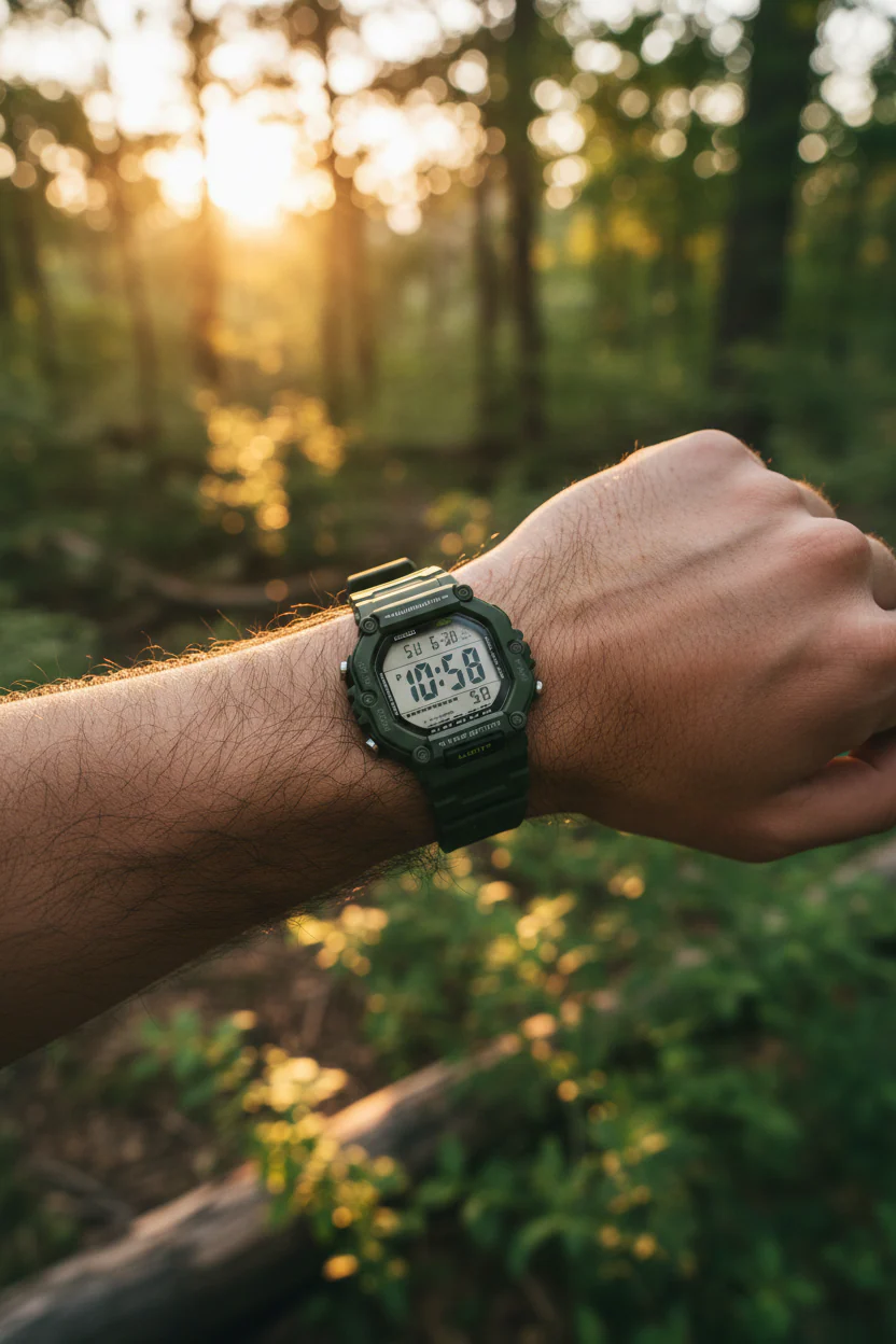 RELOJ PARA HOBRE CASIO AE-1600HX-3AVDF  - VERDE - Image 5