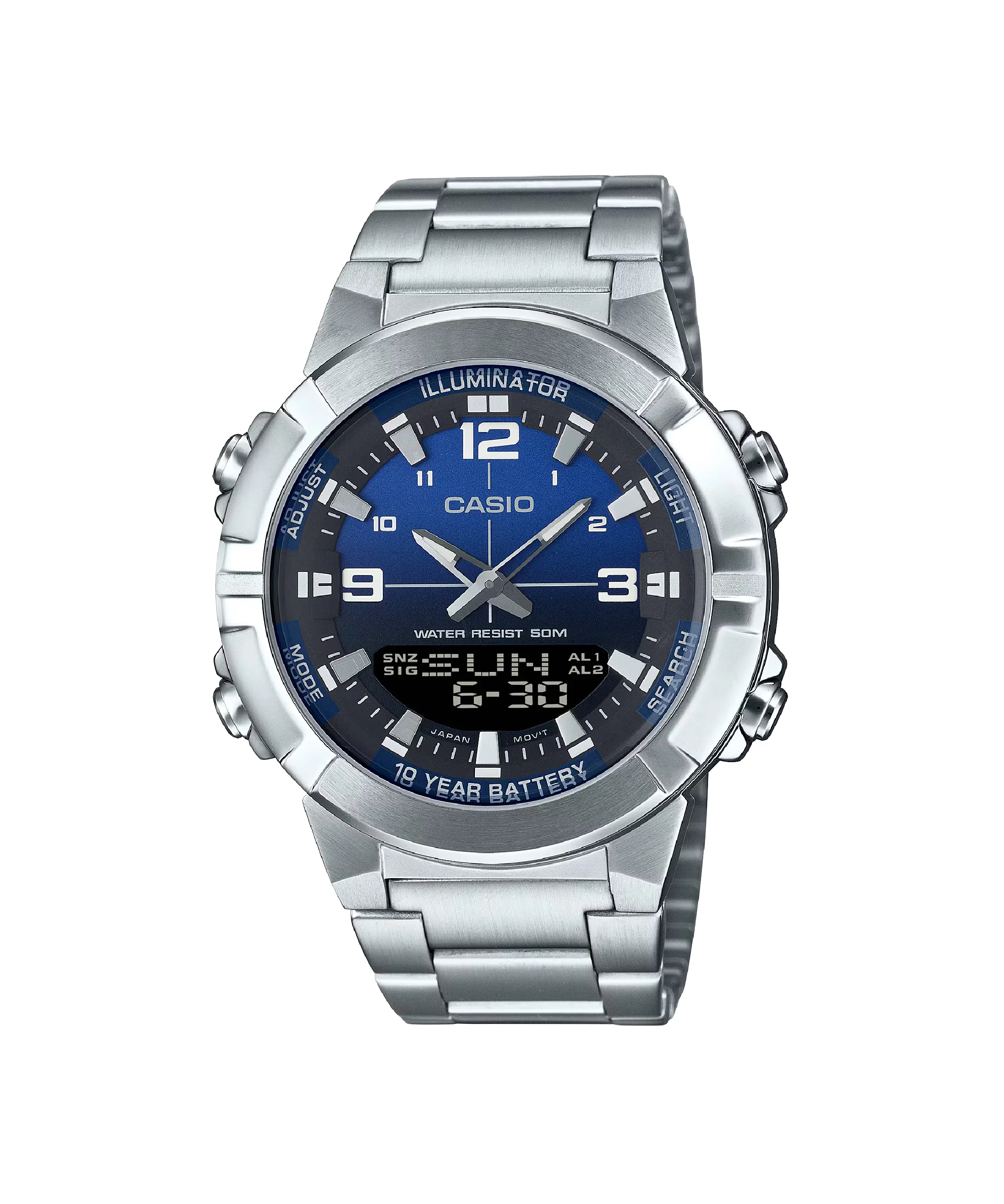 RELOJ PARA HOMBRE CASIO AMW-870DA-2A1VDF- AZUL
