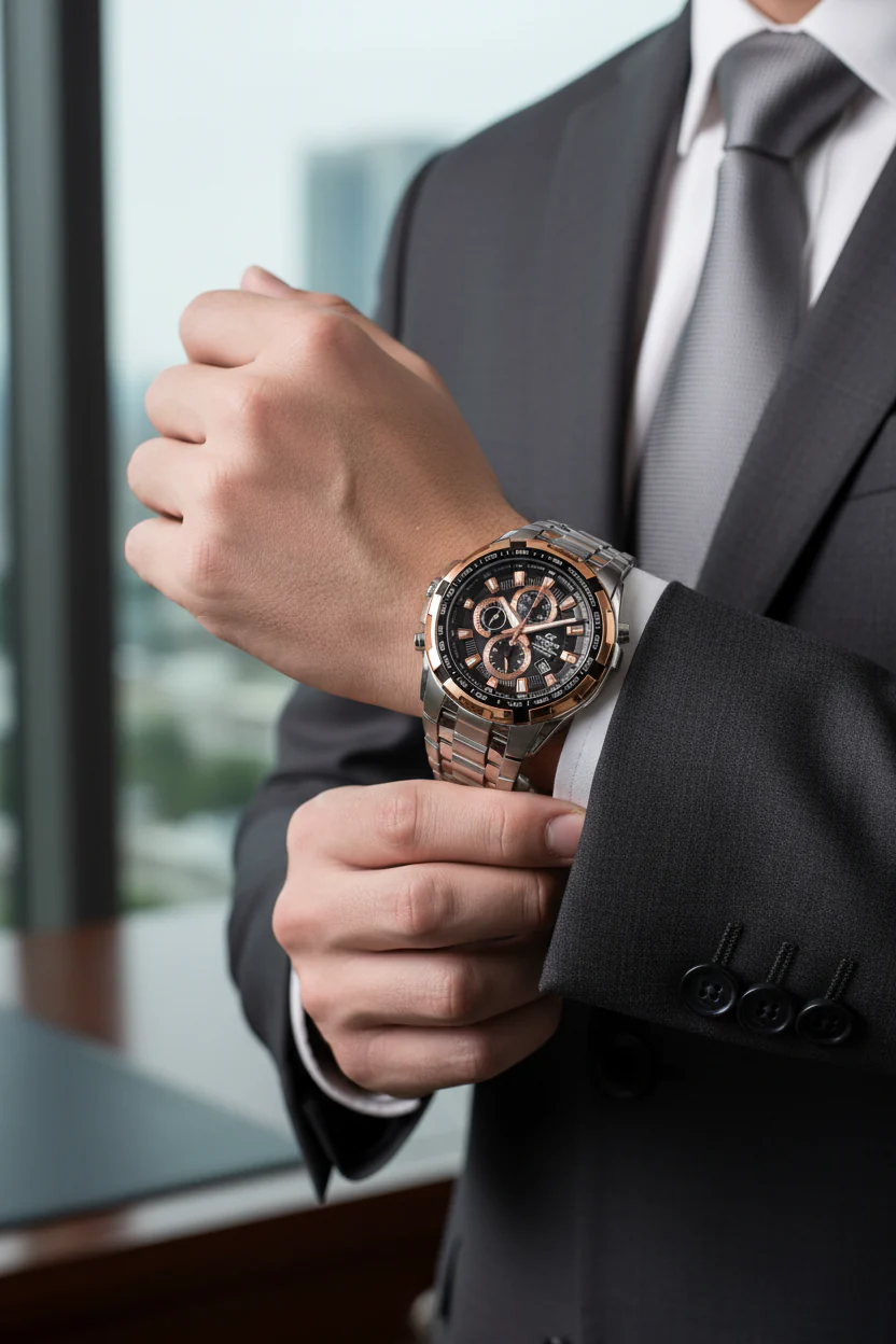 RELOJ PARA HOMBRE CASIO EDIFICE EF-539D-1A5VUDF -NEGRO - Image 6