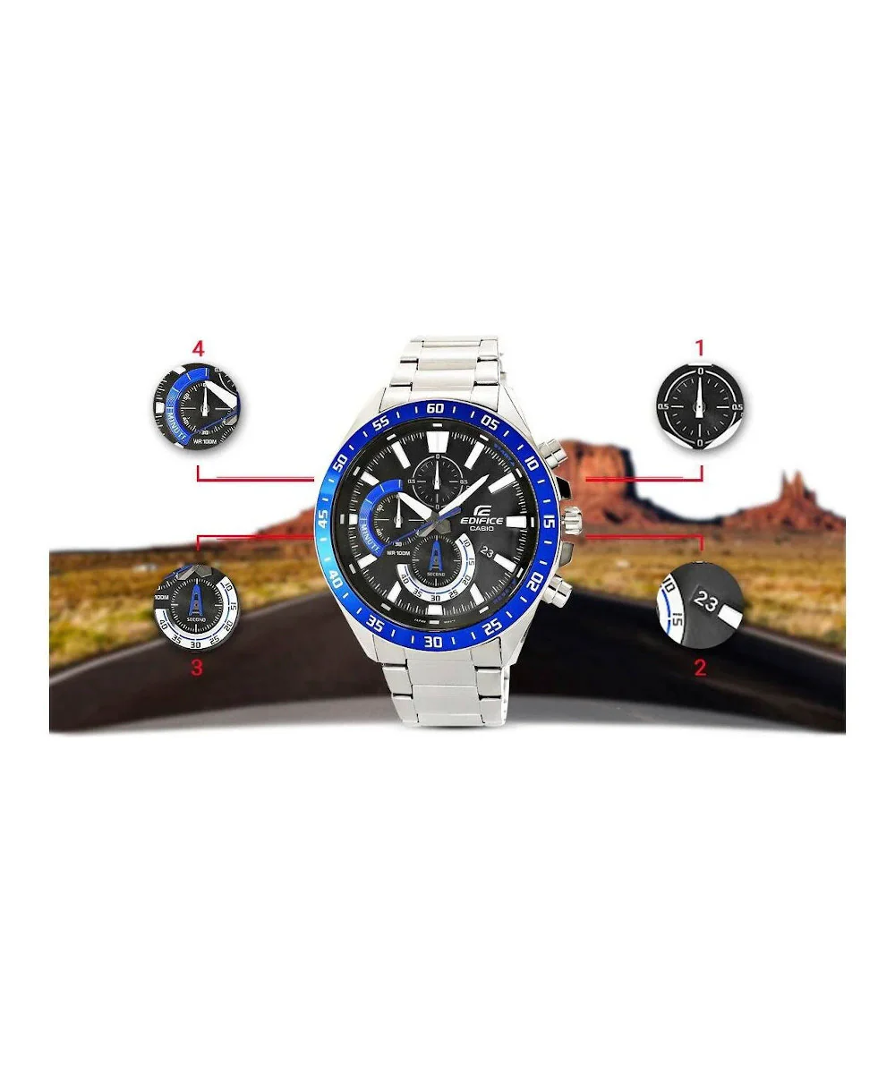 RELOJ PARA HOMBRE CASIO EDIFICE EFV-620D-1A2VUDF -AZUL - Image 5