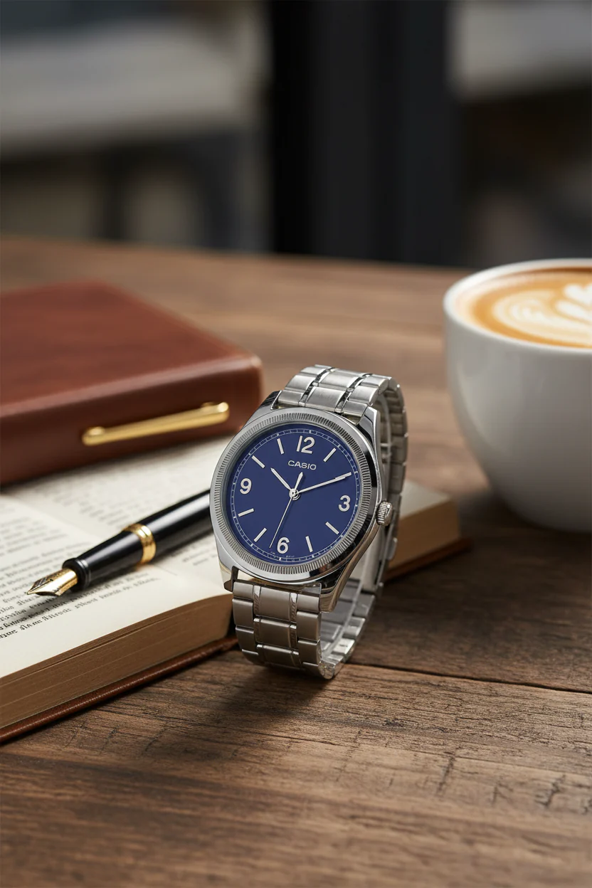 RELOJ PARA HOMBRE CASIO MTP-B210D-2A2VDF  - AZUL - Image 3