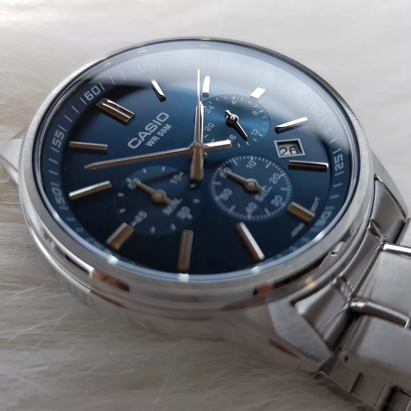 RELOJ PARA HOMBRE CASIO MTP-E515D-2A1VDF - AZUL - Image 6